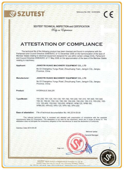 OEM الهيدروليكية آلة بالات الصحافة الخردة ، آلة إعادة تدوير الحديد والنحاس الألومنيوم 3