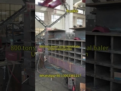 قطعة الصلب الخردة مطبقة حاوية 800 طن الطاقة الثقيلة الطاقة قطعة الخردة حزمة مطبقة