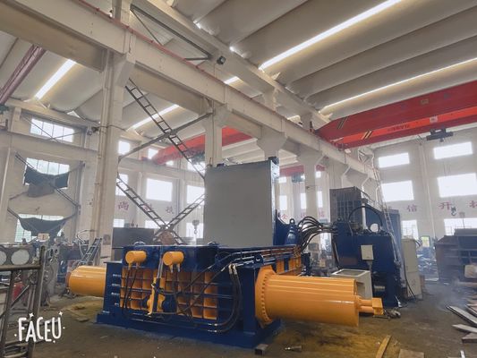 شراء صندوق الصحافة آلة تعبئة النفايات المعدنية 3000*2500*1300ملم سعة 200 طن / يوم online manufacture